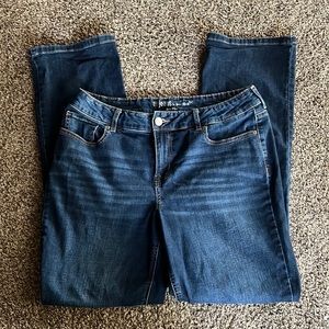 EEUC Maurice’s m jeans mid rise bootcut size 14 long